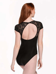 Eleve Christina Black Lace Leotard RTW