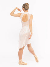 Load image into Gallery viewer, Eleve Long High-Low Skirt Cream Mesh RTW
