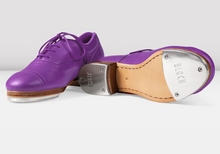 Load image into Gallery viewer, BLOCH Ladies Jason Samuels Smith PURPLE Pebble Leather Tap Shoes LIMITED EDITION
