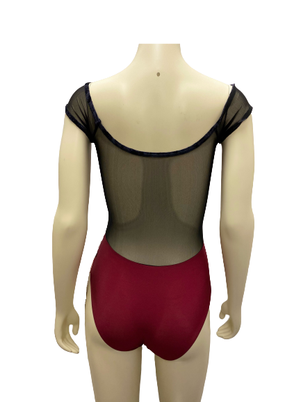 Mesh Color Block Leotard